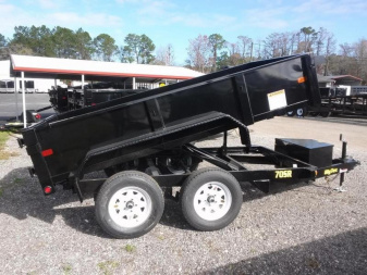 New 70SR-10-5WDD BIG TEX 5' X 10' DUMP TRAILER W/ DOUBLE REAR DOORS