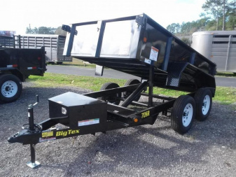 New 70SR-10-5WDD BIG TEX 5' X 10' DUMP TRAILER W/ DOUBLE REAR DOORS