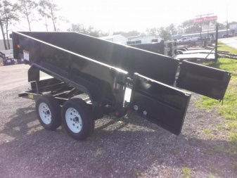 New 70SR-10-5WDD BIG TEX 5' X 10' DUMP TRAILER W/ DOUBLE REAR DOORS