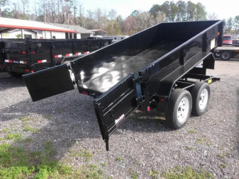 New 70SR-10-5WDD BIG TEX 5' X 10' DUMP TRAILER W/ DOUBLE REAR DOORS
