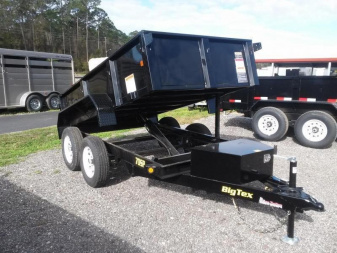 New 70SR-10-5WDD BIG TEX 5' X 10' DUMP TRAILER W/ DOUBLE REAR DOORS