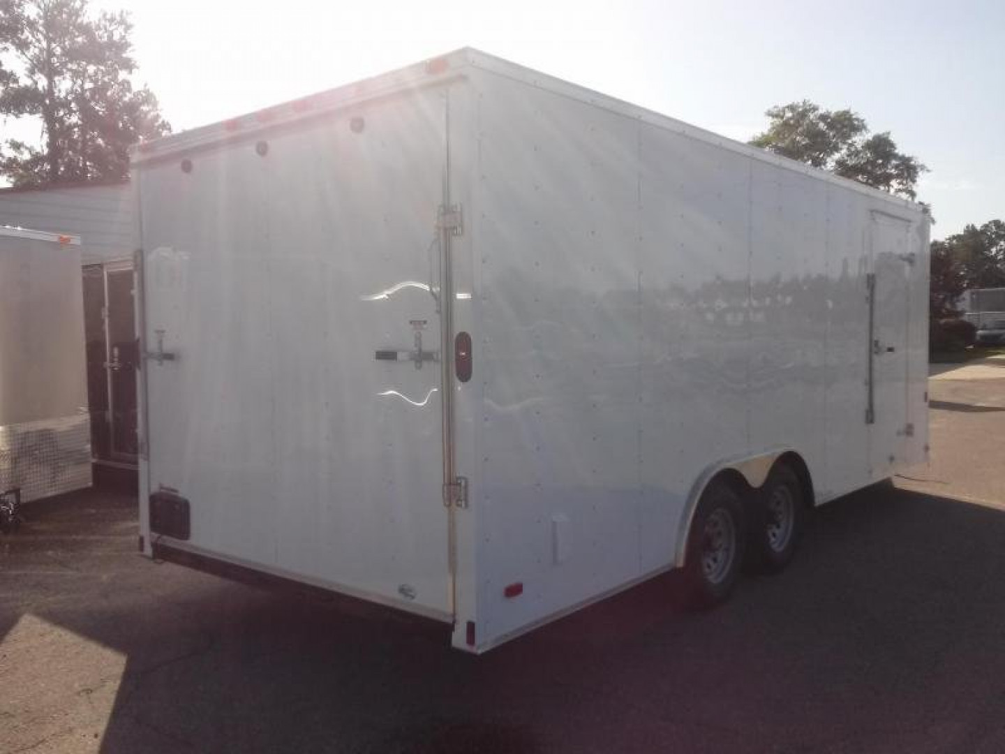 New GANS8520TA2 CARGO MATE 8.5' X 20' ENCLOSED CARGO TRAILER W/ REAR RAMP DOOR & SIDE DOOR