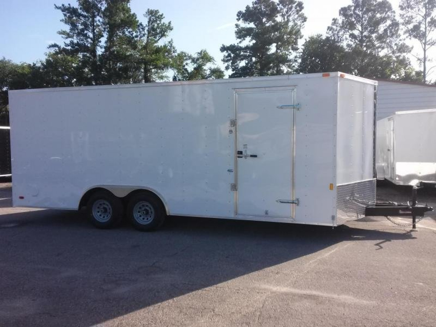 New GANS8520TA2 CARGO MATE 8.5' X 20' ENCLOSED CARGO TRAILER W/ REAR RAMP DOOR & SIDE DOOR