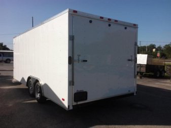 New GANS8520TA2 CARGO MATE 8.5' X 20' ENCLOSED CARGO TRAILER W/ REAR RAMP DOOR & SIDE DOOR