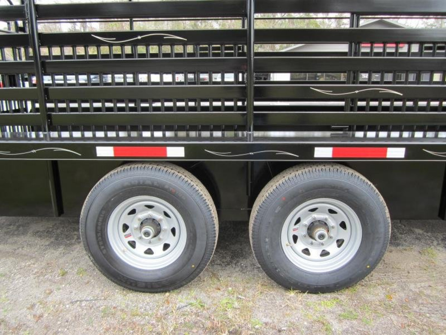 New ST2414G TEXAS TRAILERS 24' GOOSENECK STOCK TRAILER