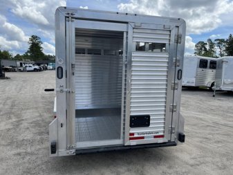 New LIVGN14K24 FRONTIER 7' X 24' ALUMINUM GOOSENECK LIVESTOCK TRAILER