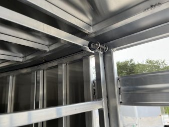 New LIVGN14K24 FRONTIER 7' X 24' ALUMINUM GOOSENECK LIVESTOCK TRAILER