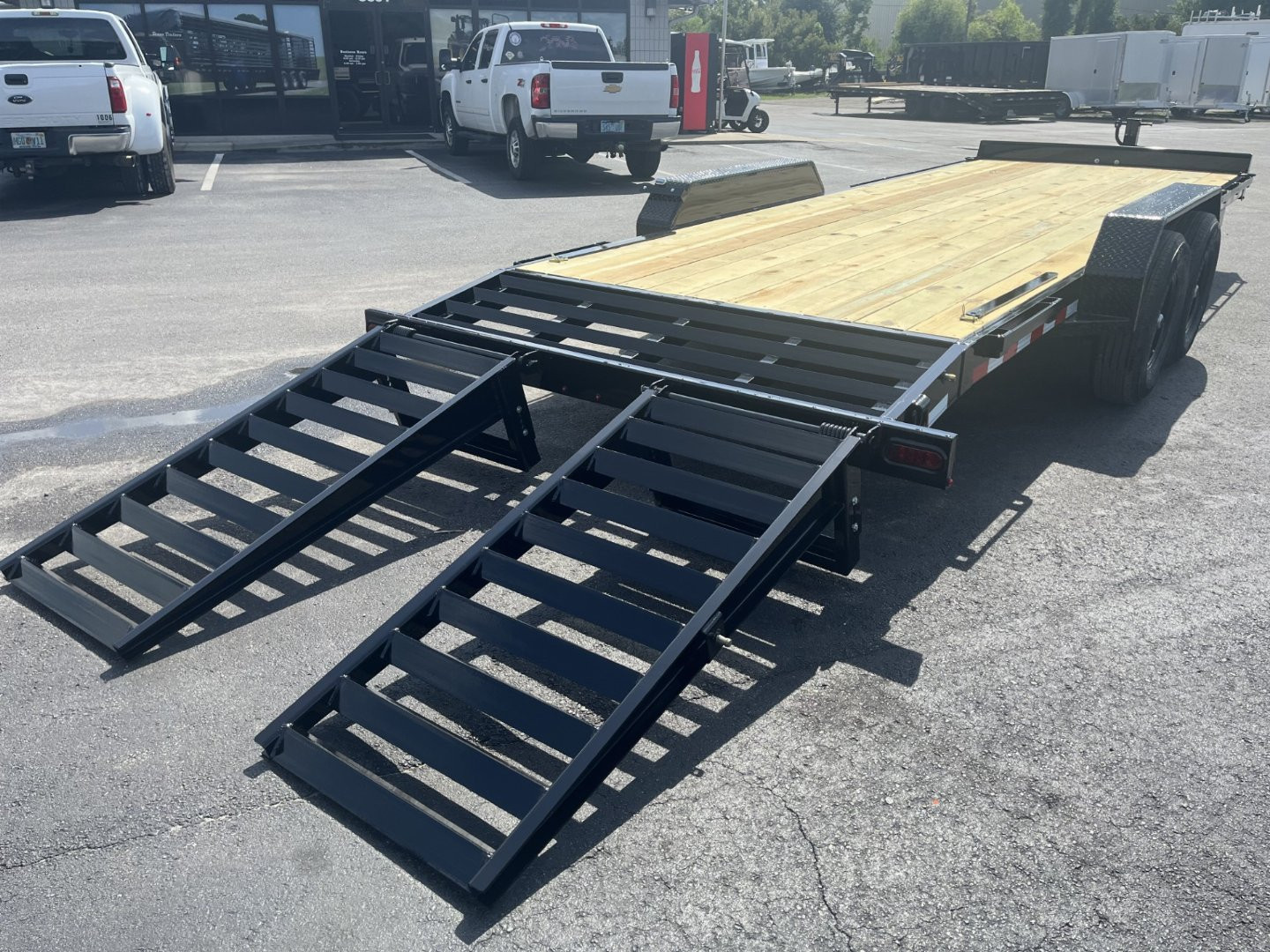 New EQ2014B TEXAS TRAILERS 6'10" X 20' EQUIPMENT TRAILER