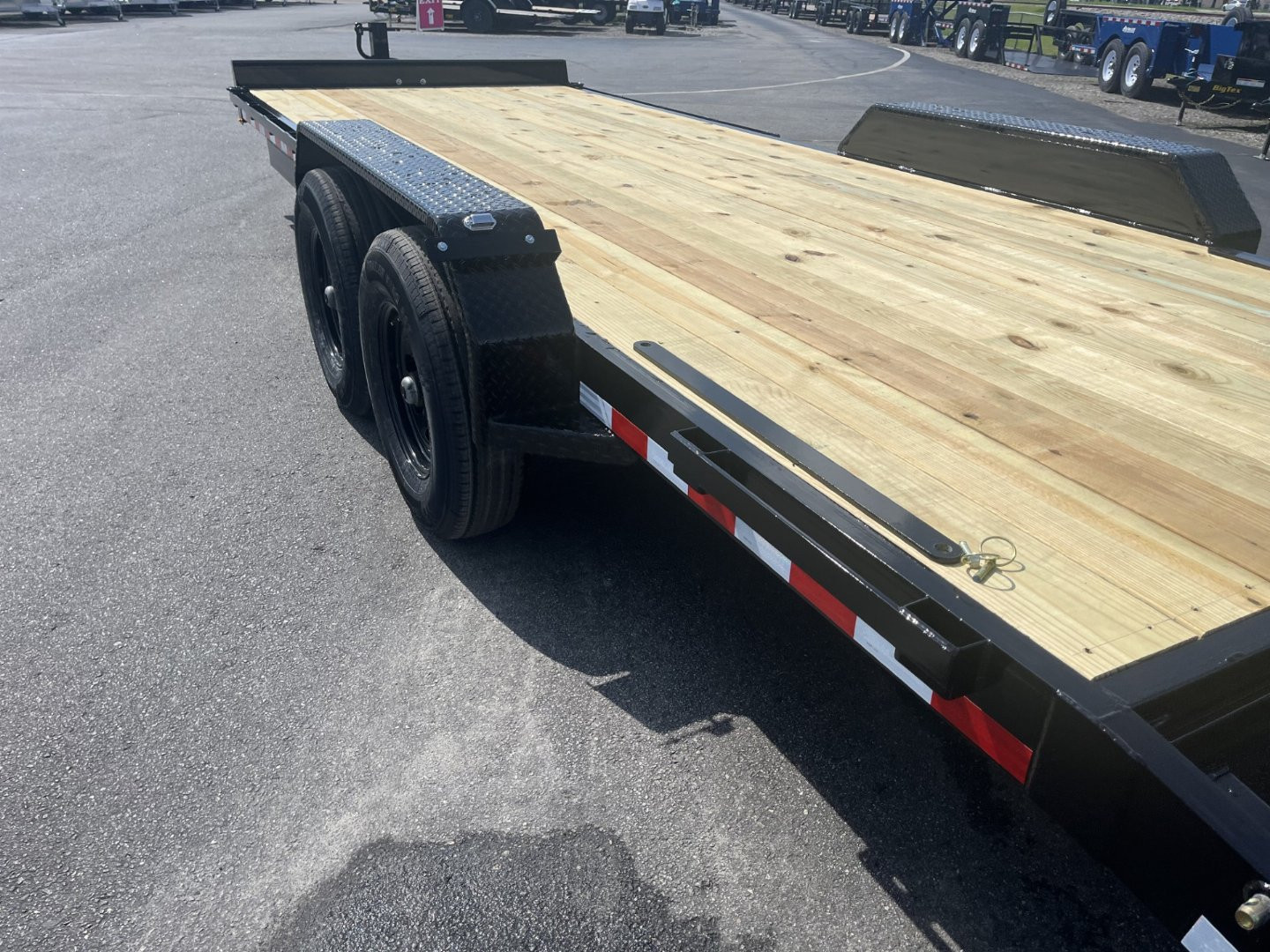 New EQ2014B TEXAS TRAILERS 6'10" X 20' EQUIPMENT TRAILER