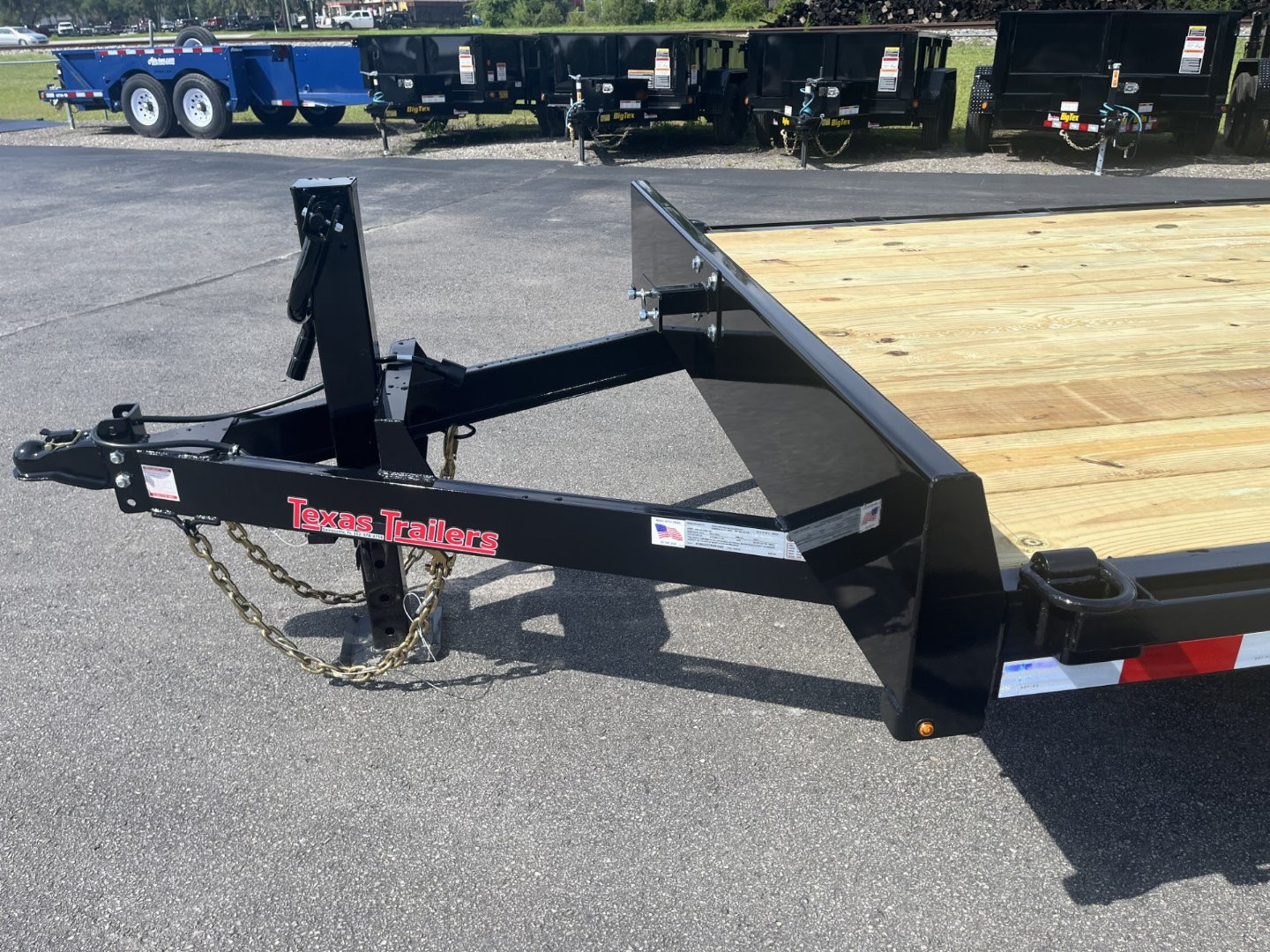 New EQ2014B TEXAS TRAILERS 6'10" X 20' EQUIPMENT TRAILER