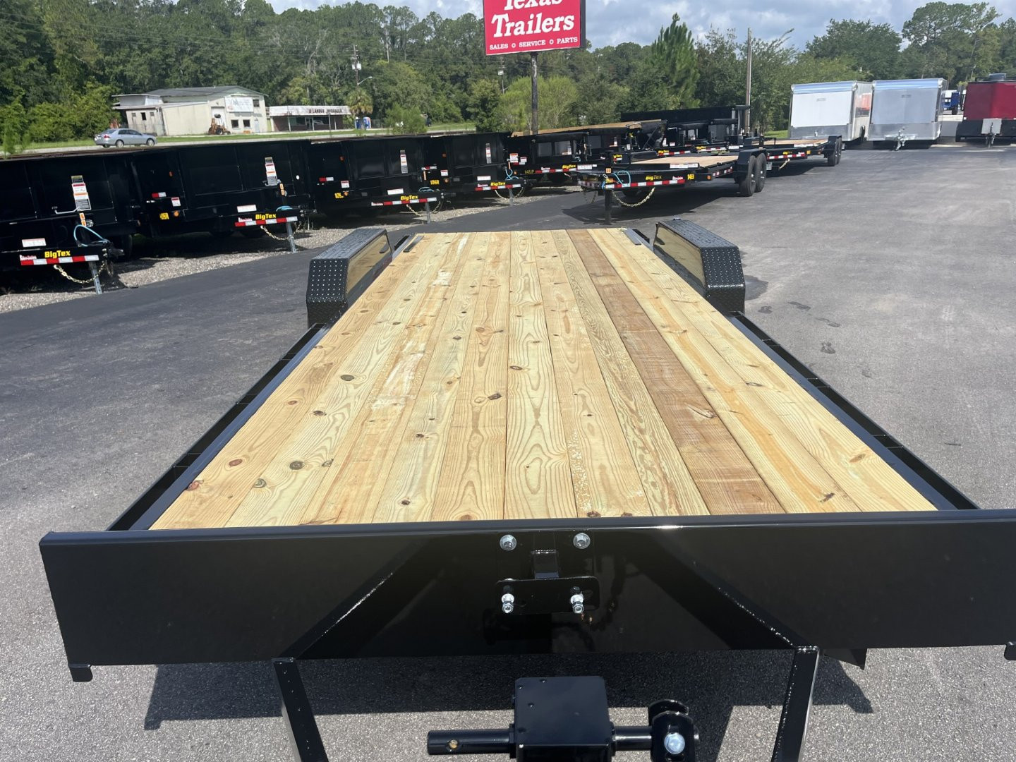 New EQ2014B TEXAS TRAILERS 6'10" X 20' EQUIPMENT TRAILER