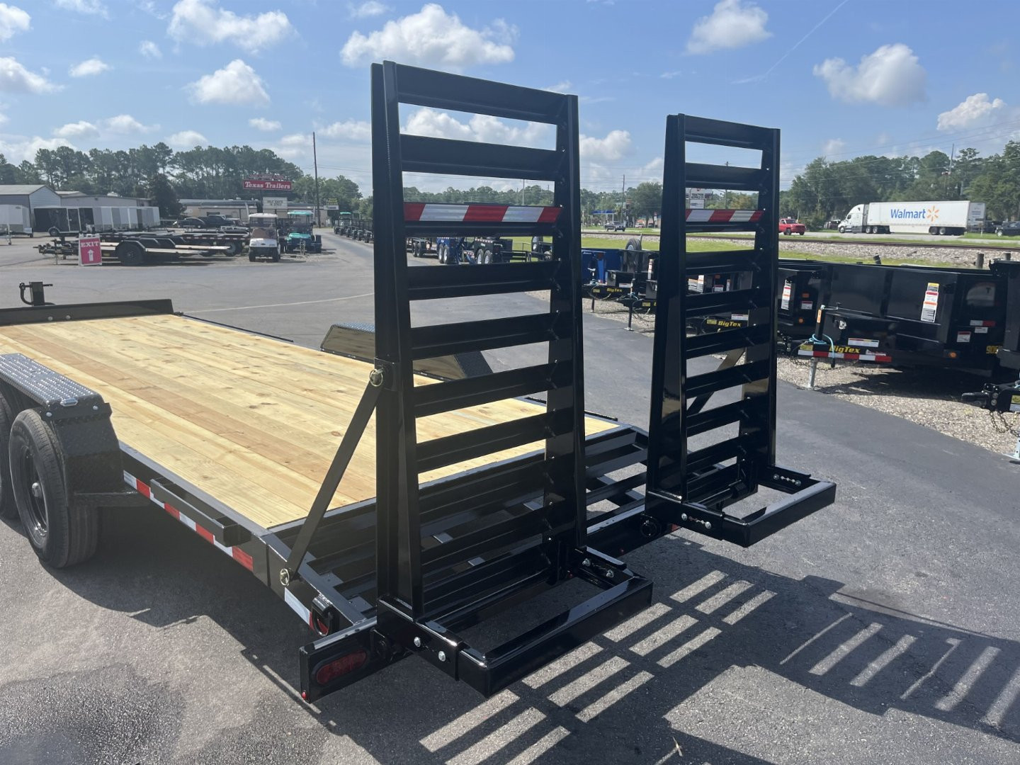 New EQ2014B TEXAS TRAILERS 6'10" X 20' EQUIPMENT TRAILER