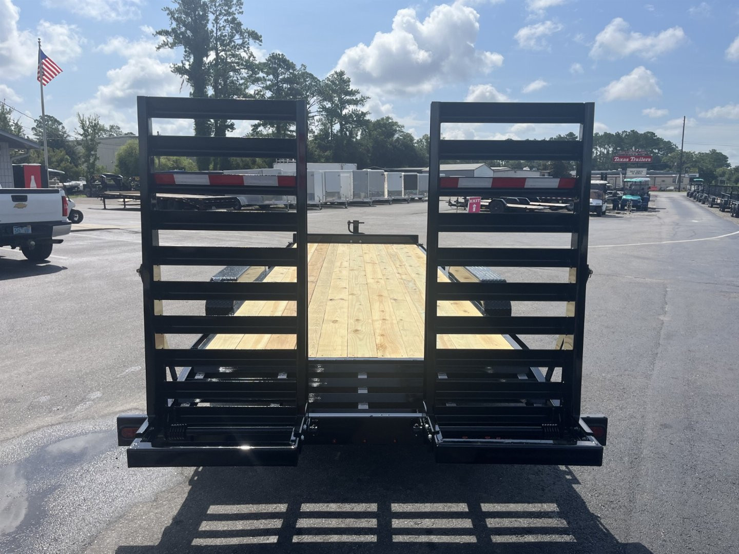New EQ2014B TEXAS TRAILERS 6'10" X 20' EQUIPMENT TRAILER