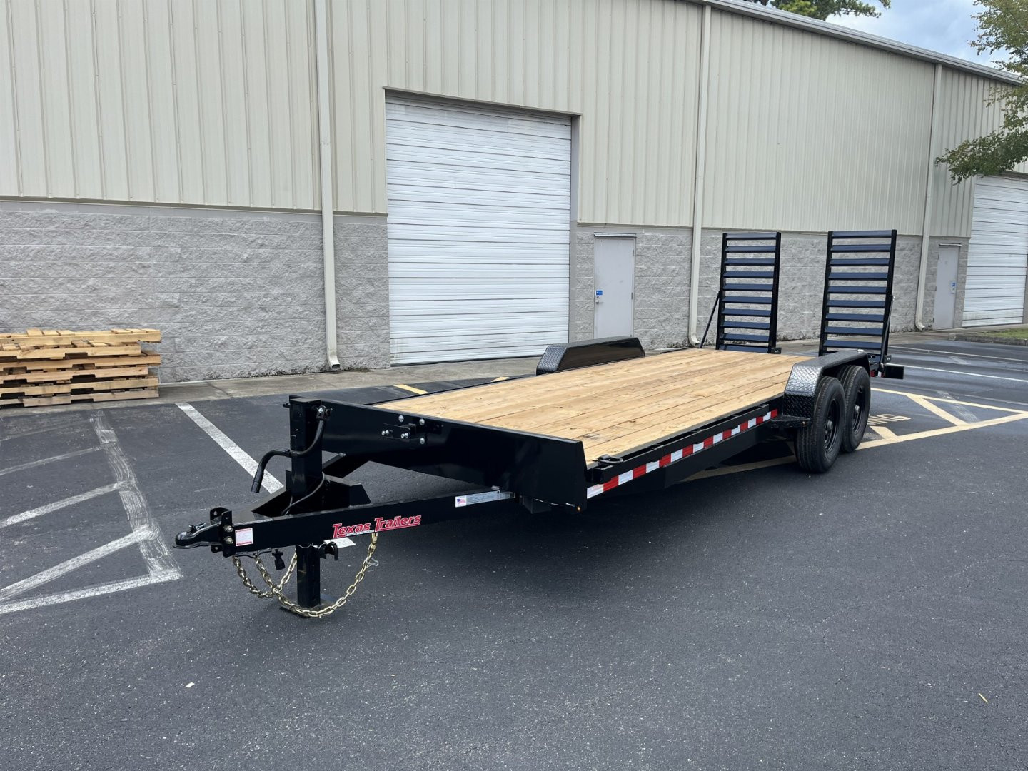 New EQ2014B TEXAS TRAILERS 6'10" X 20' EQUIPMENT TRAILER