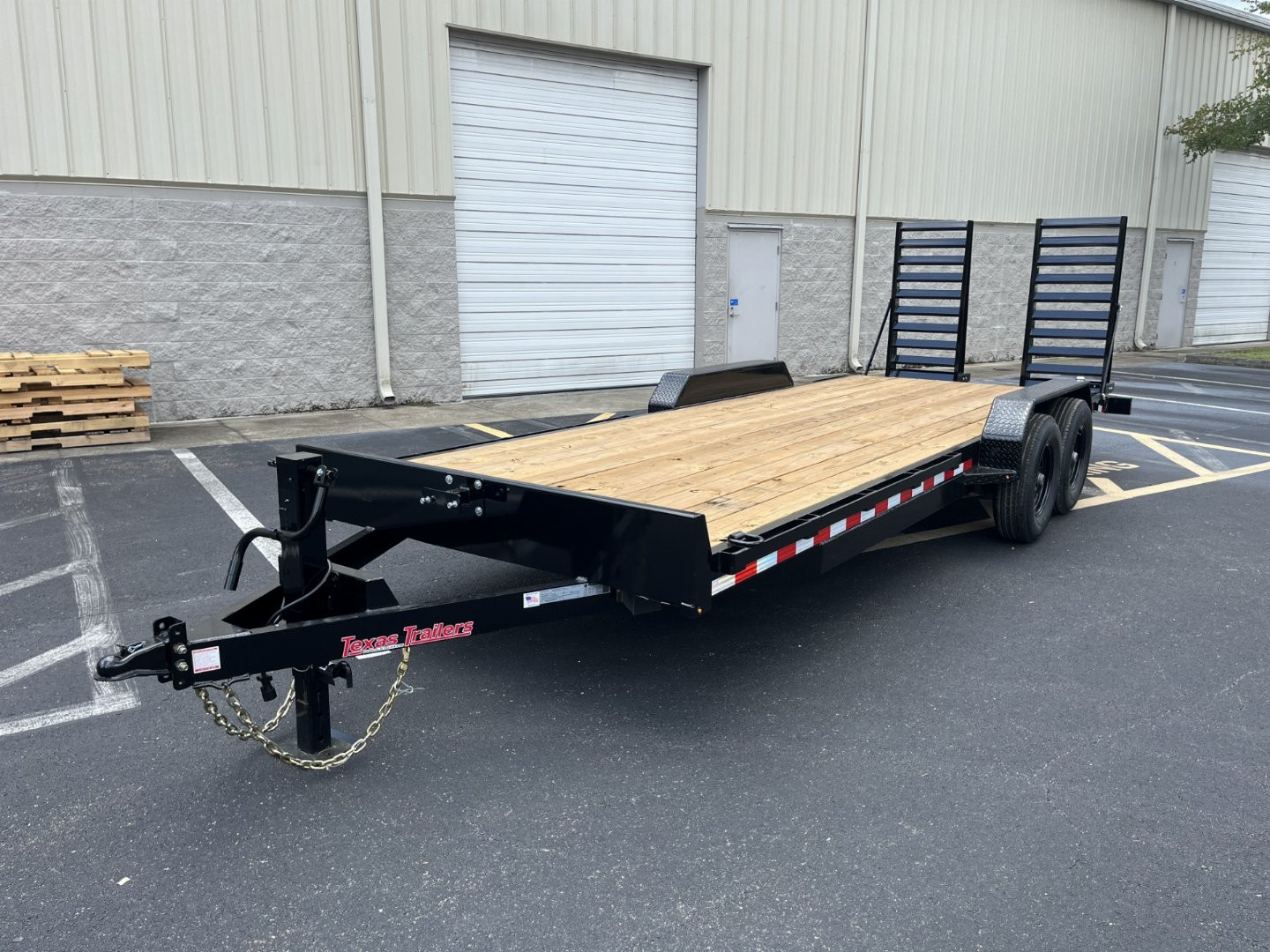 New EQ2014B TEXAS TRAILERS 6'10" X 20' EQUIPMENT TRAILER