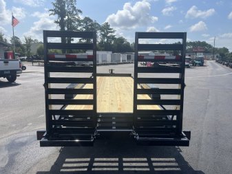 New EQ2014B TEXAS TRAILERS 6'10" X 20' EQUIPMENT TRAILER