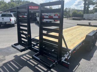 New EQ2014B TEXAS TRAILERS 6'10" X 20' EQUIPMENT TRAILER