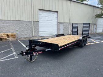 New EQ2014B TEXAS TRAILERS 6'10" X 20' EQUIPMENT TRAILER
