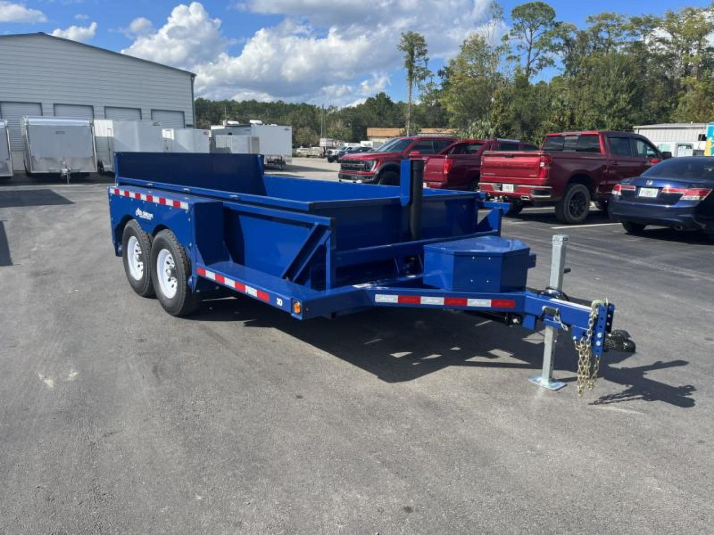 New 3D12 AIR TOW 6'2" X 12'4" DROP DECK / DUMP TRAILER