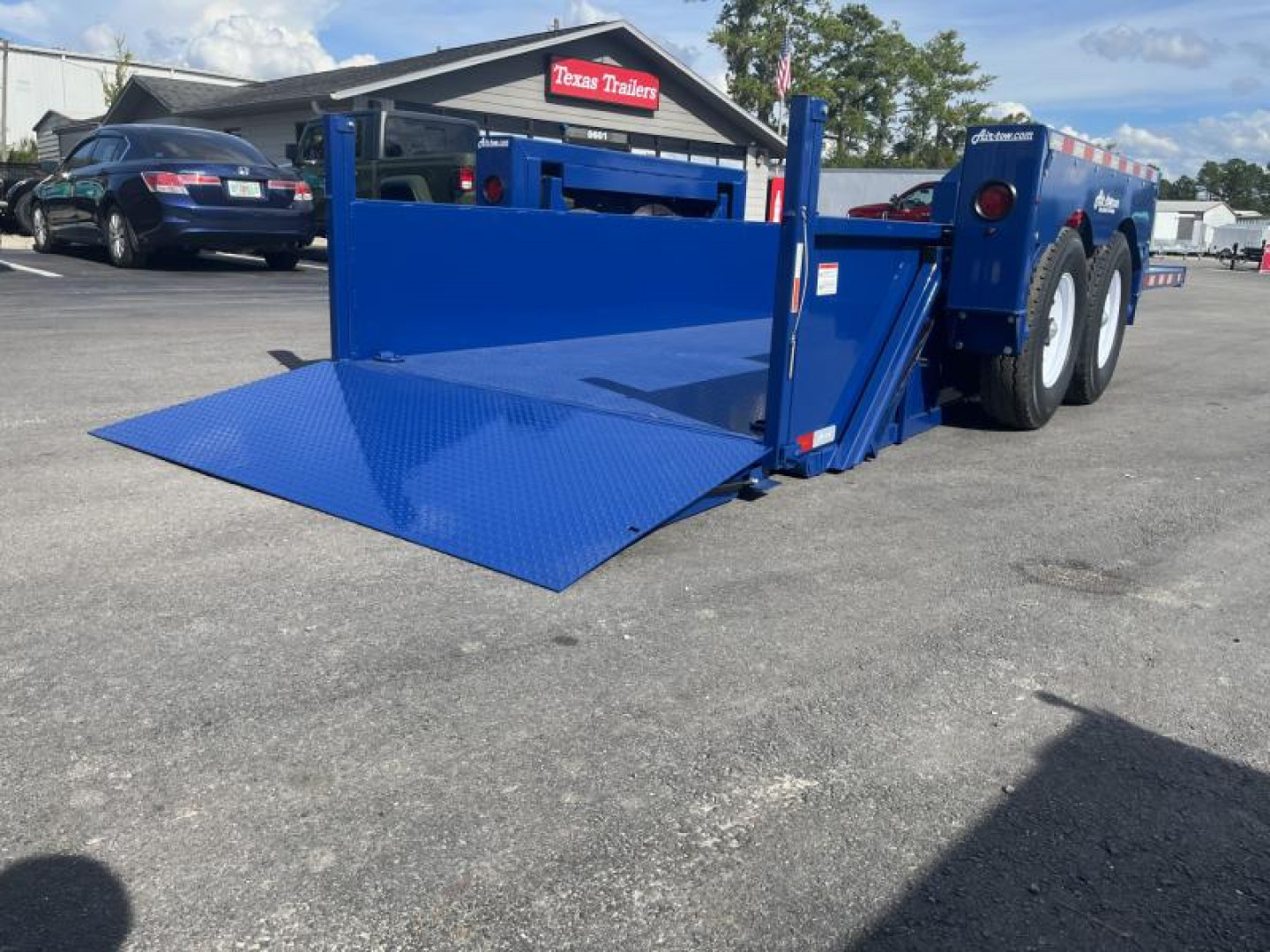 New 3D12 AIR TOW 6'2" X 12'4" DROP DECK / DUMP TRAILER