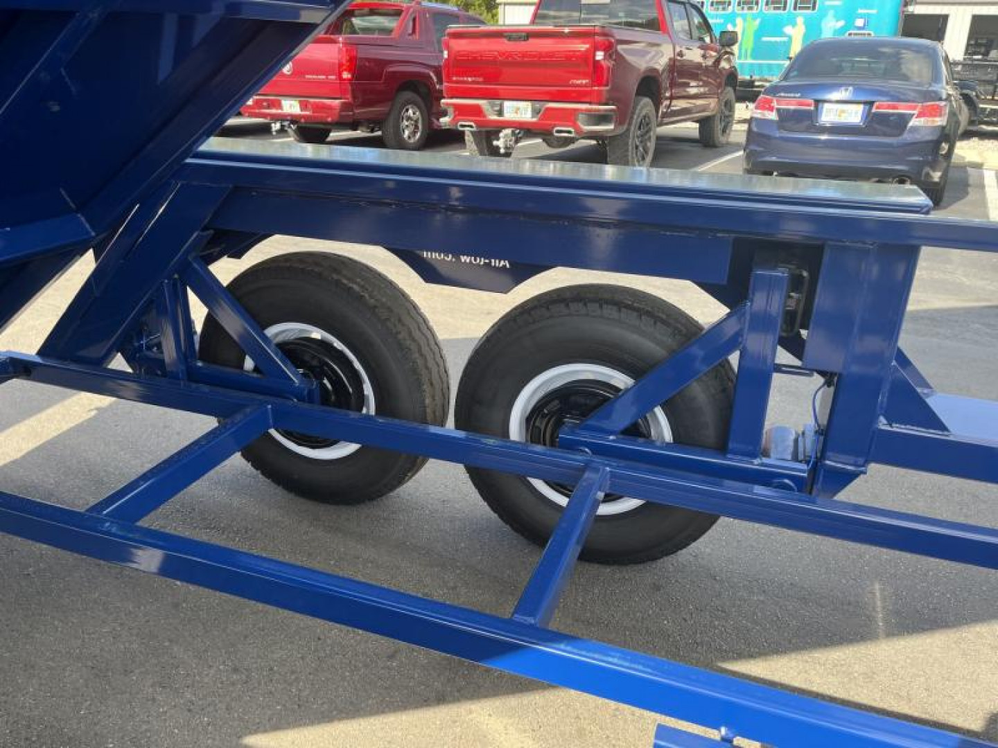 New 3D12 AIR TOW 6'2" X 12'4" DROP DECK / DUMP TRAILER