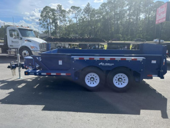 New 3D12 AIR TOW 6'2" X 12'4" DROP DECK / DUMP TRAILER