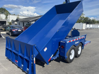 New 3D12 AIR TOW 6'2" X 12'4" DROP DECK / DUMP TRAILER