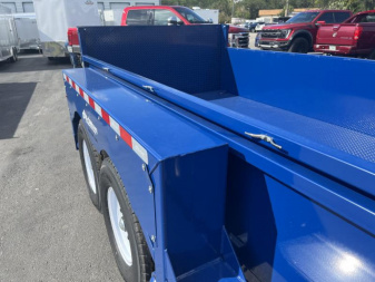 New 3D12 AIR TOW 6'2" X 12'4" DROP DECK / DUMP TRAILER