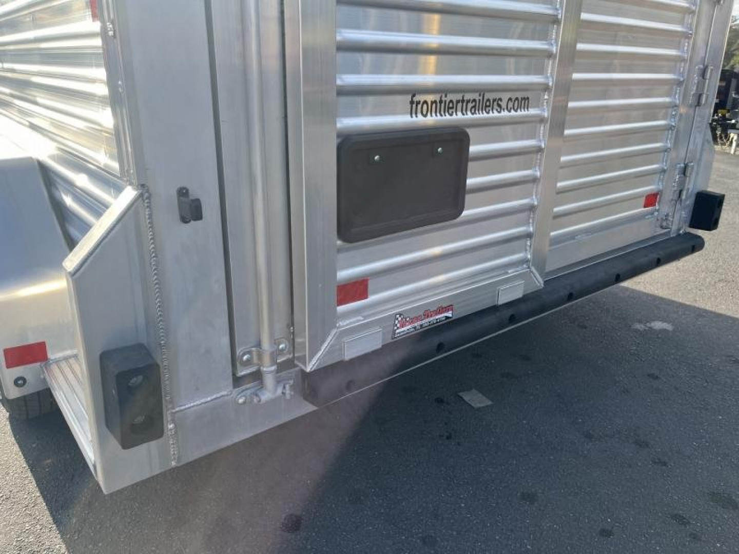 New LIV167LITE FRONTIER 7' X 16' ALUMINUM LIVESTOCK TRAILER