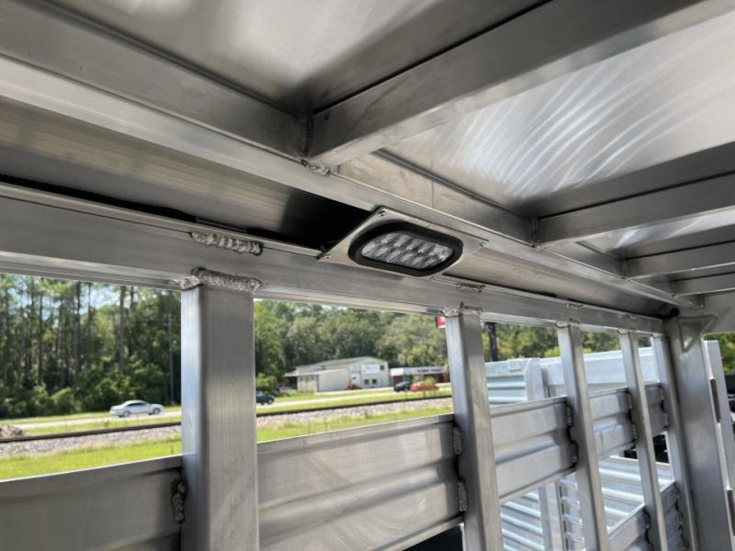 New LIV167LITE FRONTIER 7' X 16' ALUMINUM LIVESTOCK TRAILER