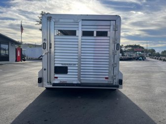 New LIV167LITE FRONTIER 7' X 16' ALUMINUM LIVESTOCK TRAILER