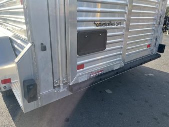 New LIV167LITE FRONTIER 7' X 16' ALUMINUM LIVESTOCK TRAILER