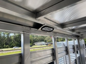 New LIV167LITE FRONTIER 7' X 16' ALUMINUM LIVESTOCK TRAILER