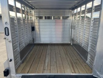 New LIV167LITE FRONTIER 7' X 16' ALUMINUM LIVESTOCK TRAILER