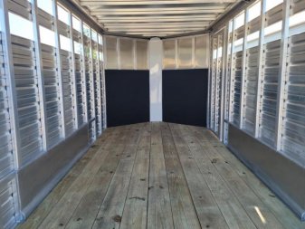 New LIV167LITE FRONTIER 7' X 16' ALUMINUM LIVESTOCK TRAILER