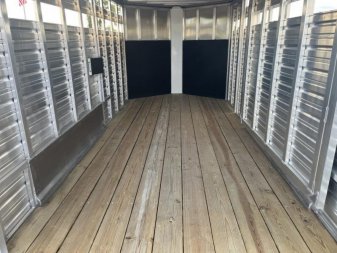 New LIV167LITE FRONTIER 7' X 16' ALUMINUM LIVESTOCK TRAILER