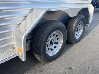 New LIV167LITE FRONTIER 7' X 16' ALUMINUM LIVESTOCK TRAILER
