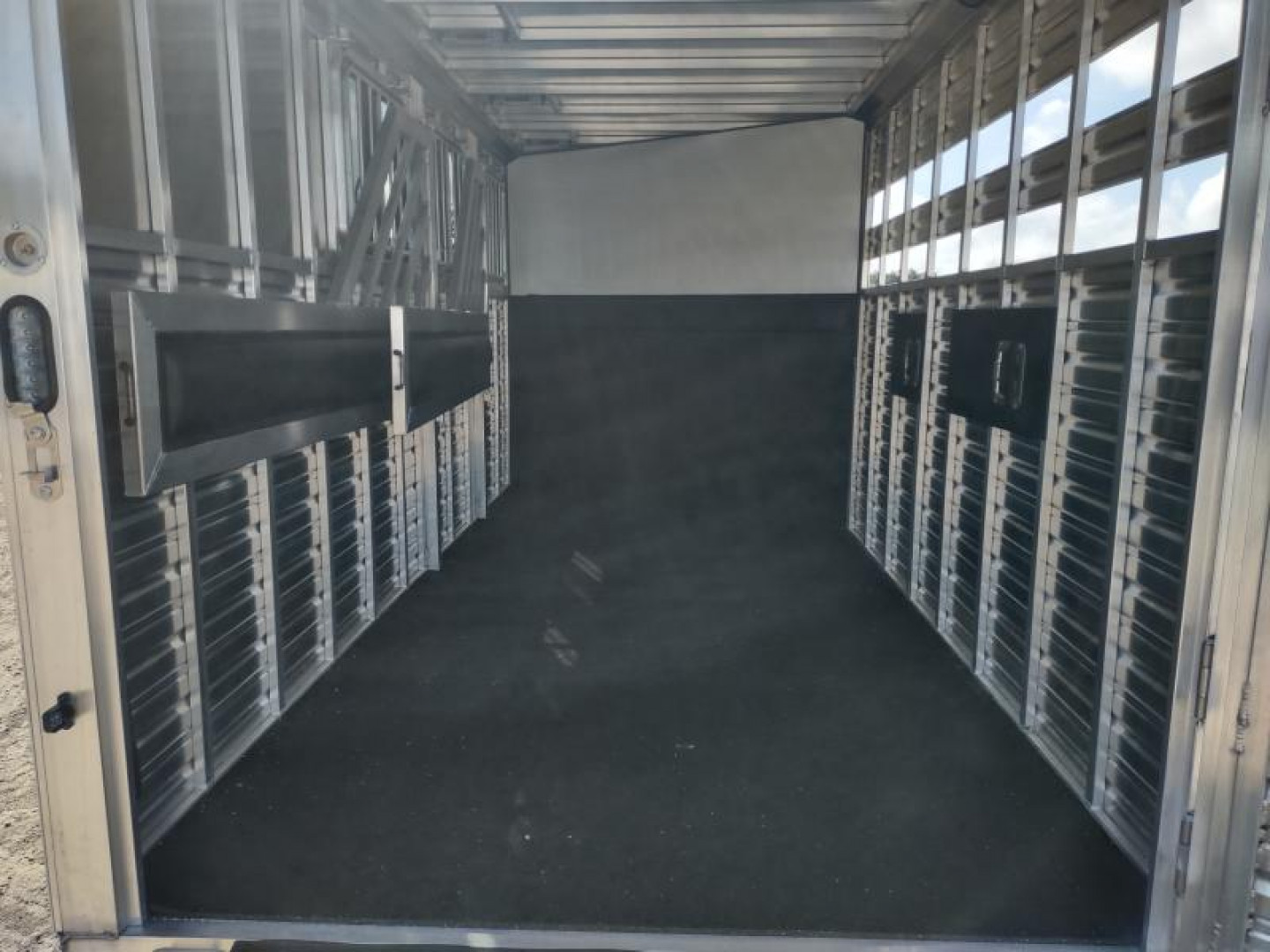 New COLT3HBP FRONTIER COLT 3 HORSE 6'8" X 15' ALUMINUM BUMPER PULL HORSE TRAILER W/ SPARE TIRE