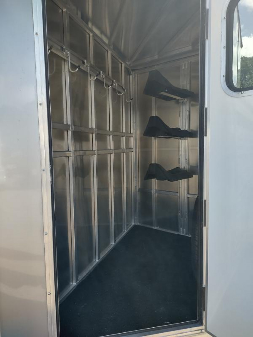 New COLT3HBP FRONTIER COLT 3 HORSE 6'8" X 15' ALUMINUM BUMPER PULL HORSE TRAILER W/ SPARE TIRE