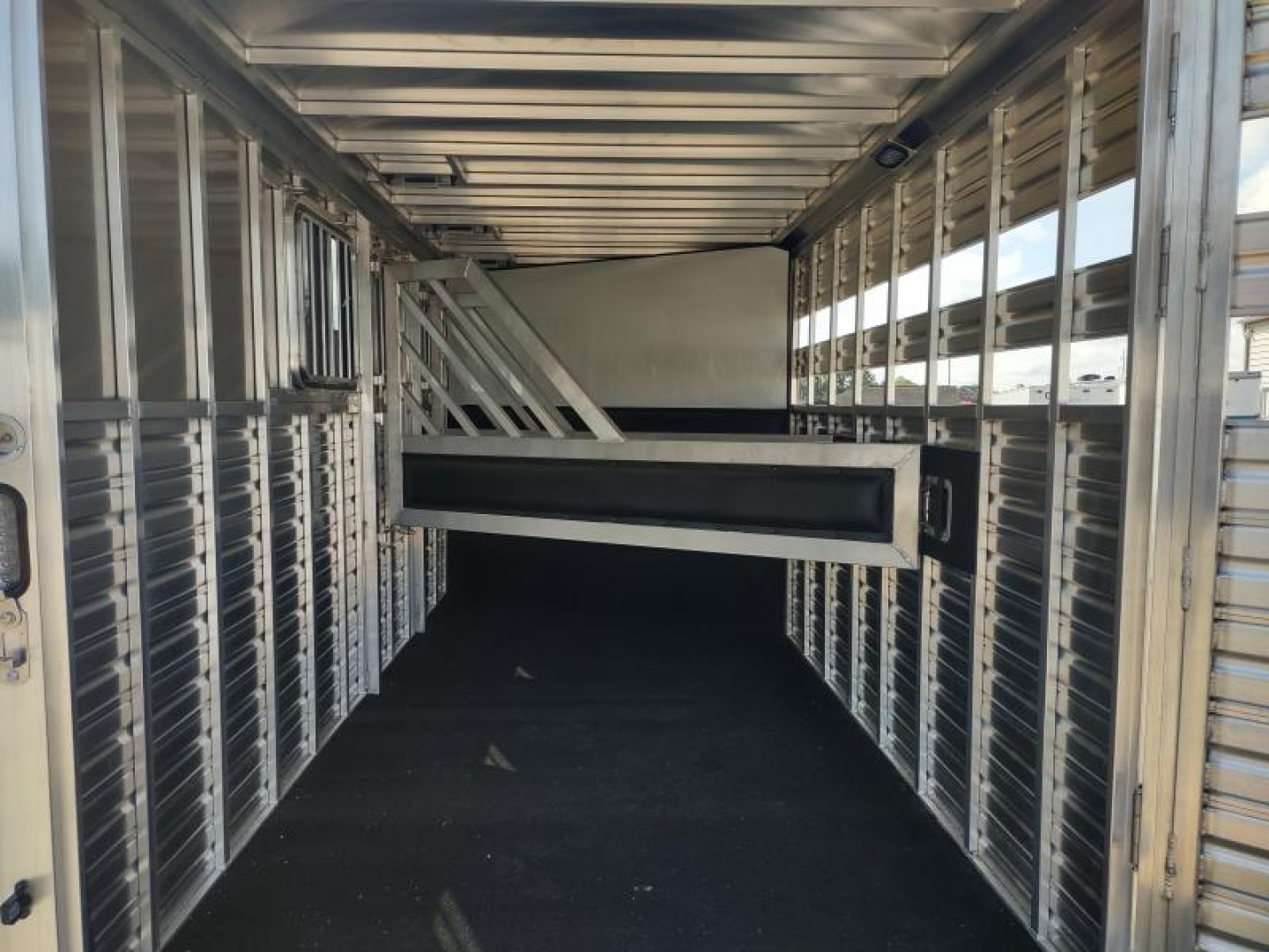 New COLT3HBP FRONTIER COLT 3 HORSE 6'8" X 15' ALUMINUM BUMPER PULL HORSE TRAILER W/ SPARE TIRE