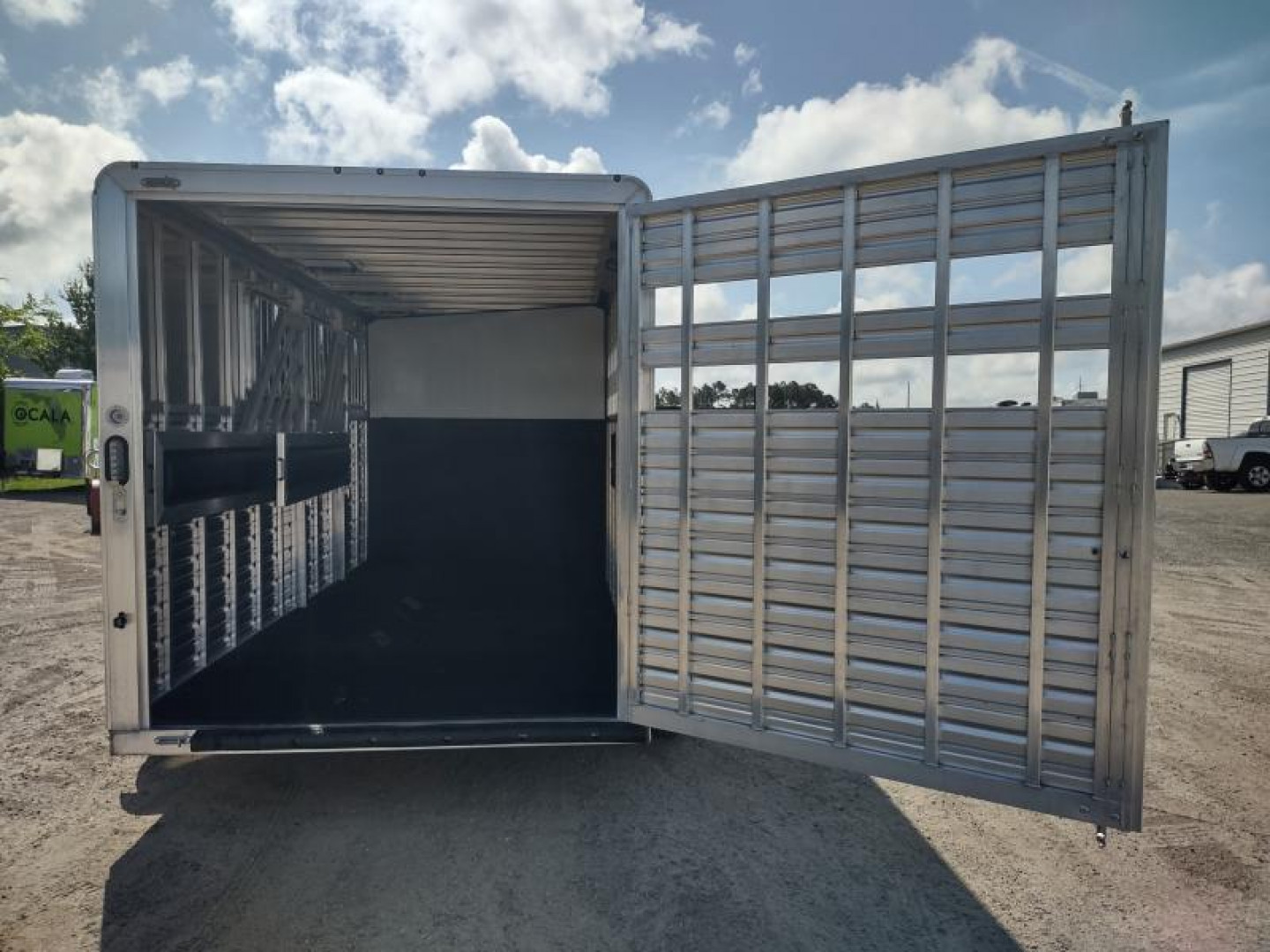 New COLT3HBP FRONTIER COLT 3 HORSE 6'8" X 15' ALUMINUM BUMPER PULL HORSE TRAILER W/ SPARE TIRE