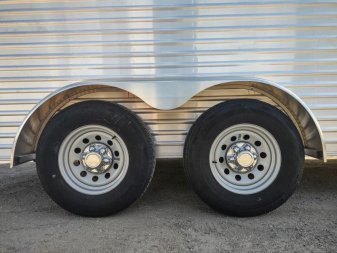 New COLT3HBP FRONTIER COLT 3 HORSE 6'8" X 15' ALUMINUM BUMPER PULL HORSE TRAILER W/ SPARE TIRE
