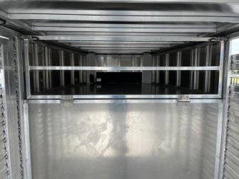 New LIVGN14K20 FRONTIER 7' X 20' ALUMINUM GOOSENECK STOCK TRAILER