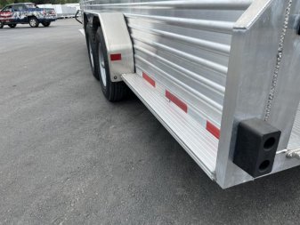 New LIVGN14K20 FRONTIER 7' X 20' ALUMINUM GOOSENECK STOCK TRAILER