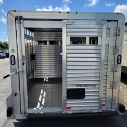 New LIV167 FRONTIER 7' X 16' ALUMINUM LIVESTOCK TRAILER