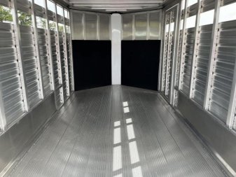 New LIV147 FRONTIER 7' X 14' ALUMINUM LIVESTOCK TRAILER