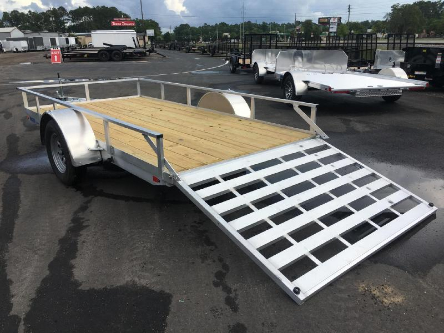 New MU72X10WR2.0 MISSION 6' X 10' ALUMINUM UTILITY TRAILER