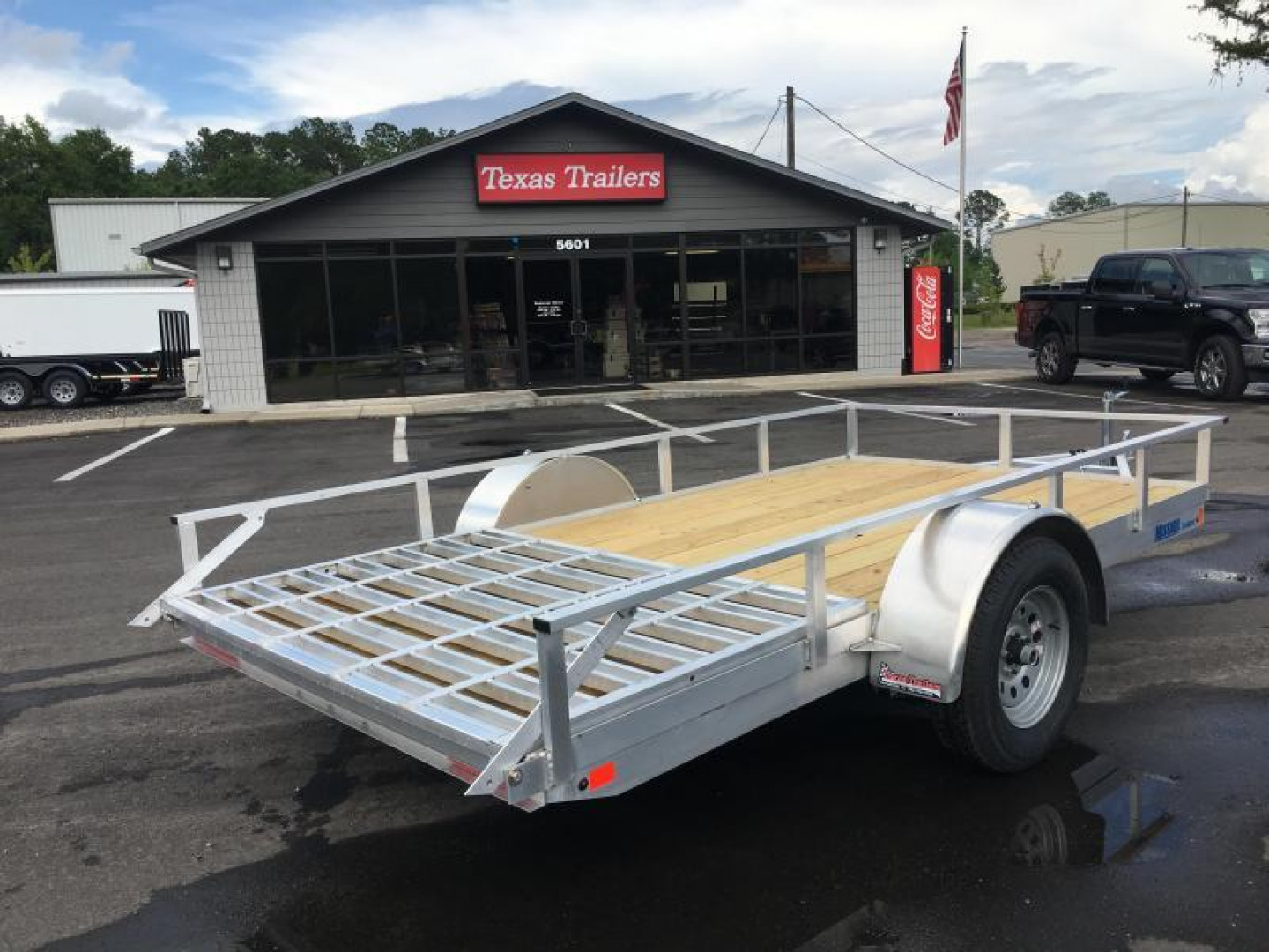 New MU72X10WR2.0 MISSION 6' X 10' ALUMINUM UTILITY TRAILER