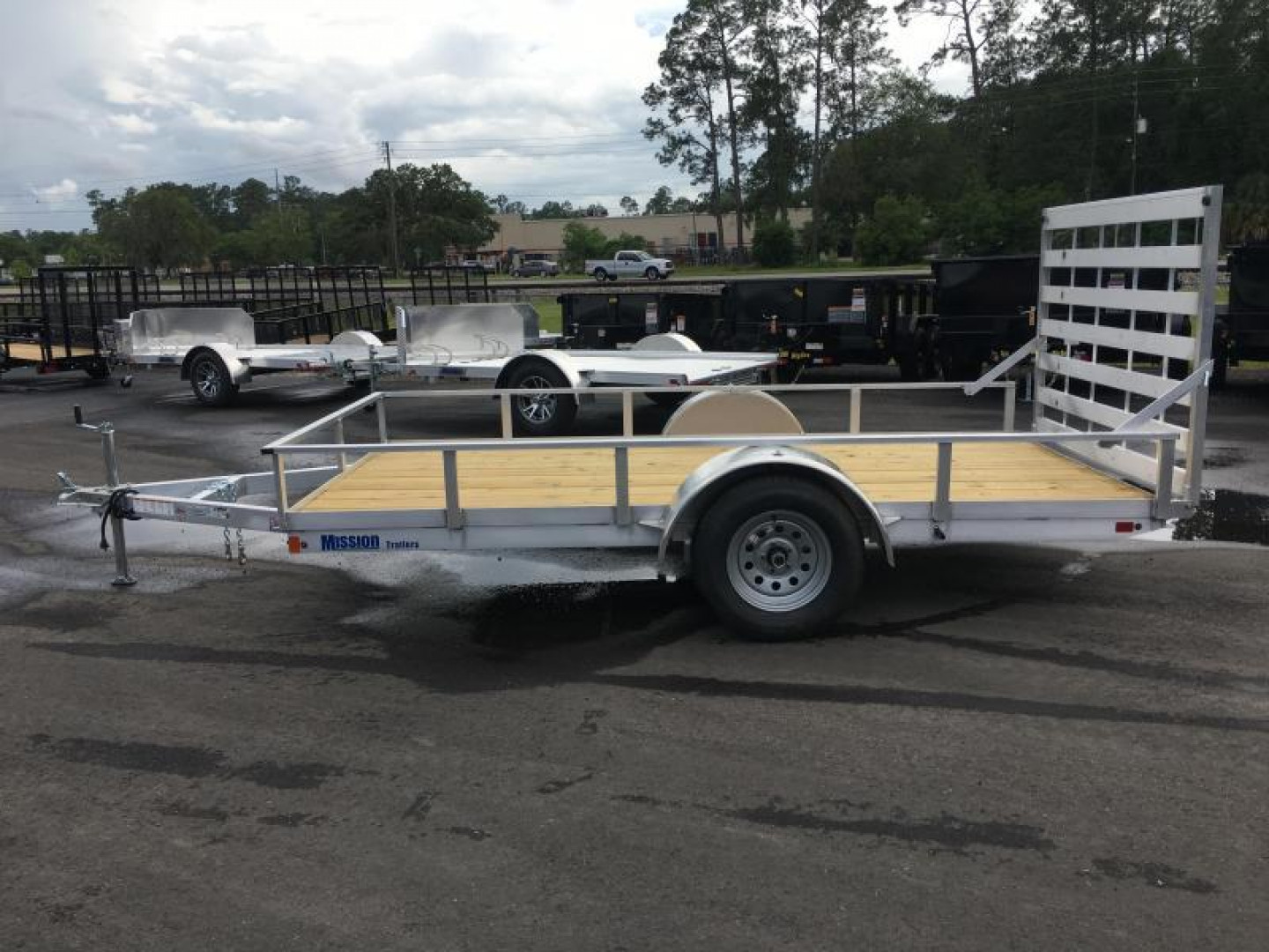 New MU72X10WR2.0 MISSION 6' X 10' ALUMINUM UTILITY TRAILER