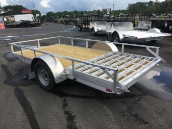 New MU72X10WR2.0 MISSION 6' X 10' ALUMINUM UTILITY TRAILER